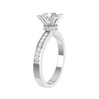 Anillo Ama Mujer in Oro blanco Diamante Lab Grown AMA-AN-1043-16 CT1,23 - AMA-AN-1043-16 CT1,23